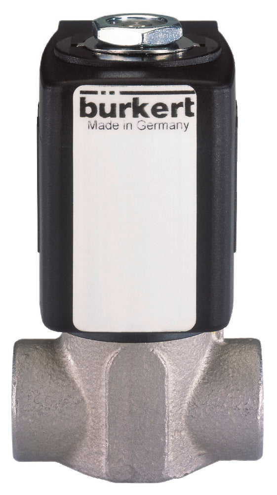 Electroválvula NPT 3/8'' NC Acero inoxidable PTFE 0-16bar/232psi 24VDC 6240 20016846
