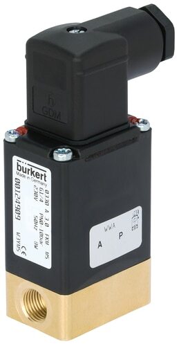 Electroválvula G1/4'' NC Latón FKM 0-10bar/145psi 24VDC 0330 333848