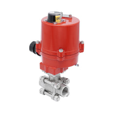 Válvula de Bola Eléctrica de Acero Inoxidable 2 Vías Rp 2'' 100-240 V AC