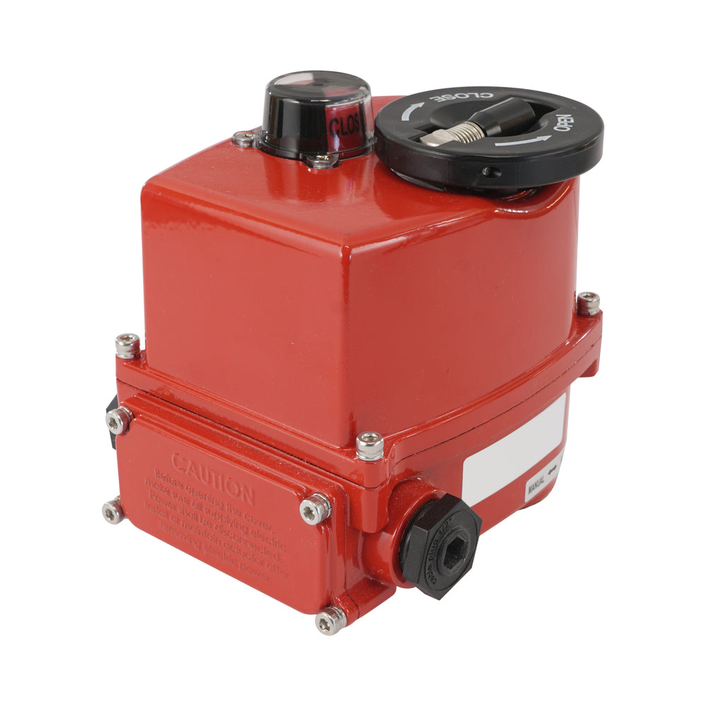Válvula de Bola con Bridas de Accionamiento Eléctrico de 2 Vías DN15 PN40 Acero 24 V AC/DC