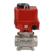 G2'' 2 Vías Acero Inoxidable Válvula De Bola Eléctrica 24V CA/CC
