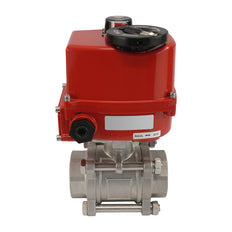 G2'' 2 Vías Acero Inoxidable Válvula De Bola Eléctrica 24V CA/CC