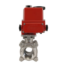 G2'' 2 Vías Acero Inoxidable Válvula De Bola Eléctrica 24V CA/CC
