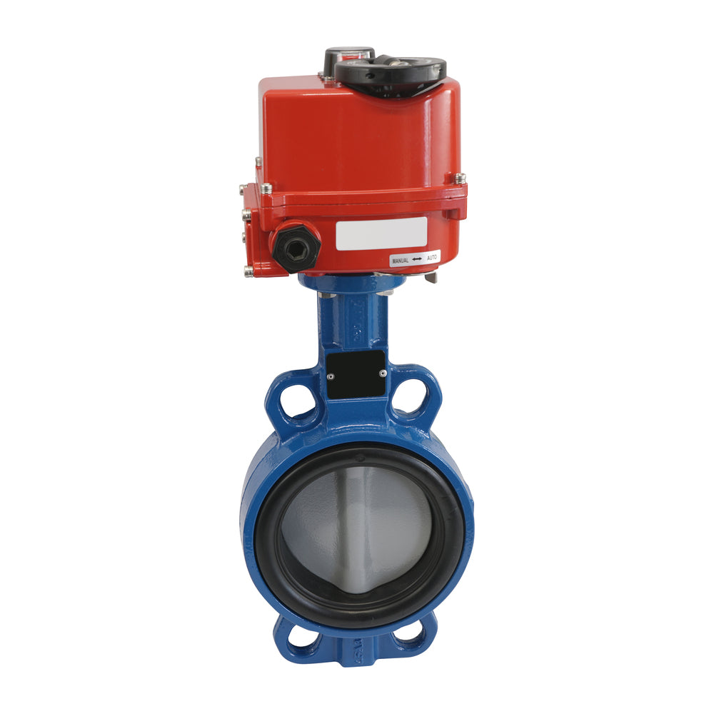 Válvula de Mariposa Electrica DN50 24V AC/DC Wafer de acero inoxidable EPDM AG5