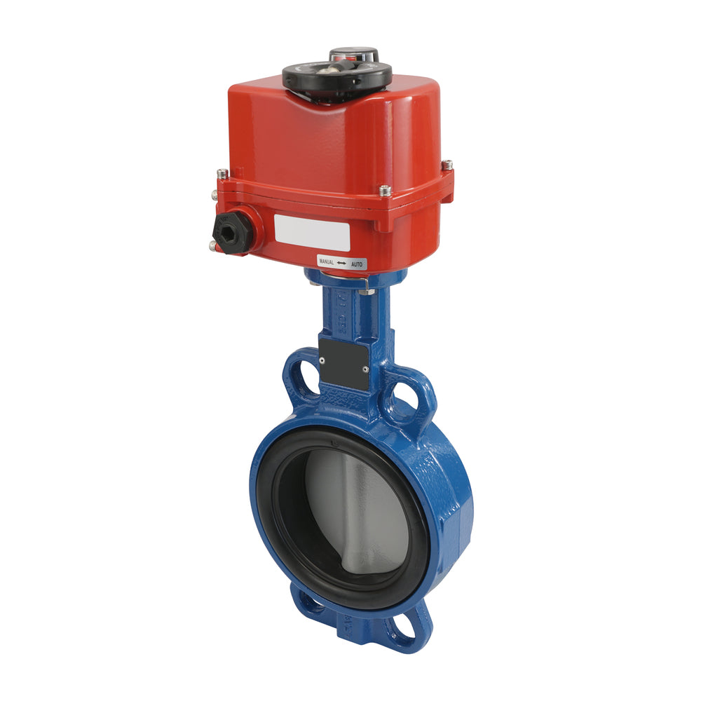 Válvula de Mariposa Electrica DN32 120-240V AC/DC Lug GGG40 FKM AG5