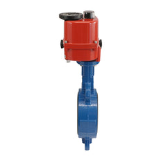 Válvula de Mariposa Electrica DN65 120-240V AC/DC Wafer GGG40 FKM AG5