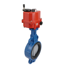 Válvula de Mariposa Electrica DN65 24V AC/DC Wafer de acero inoxidable EPDM AG5