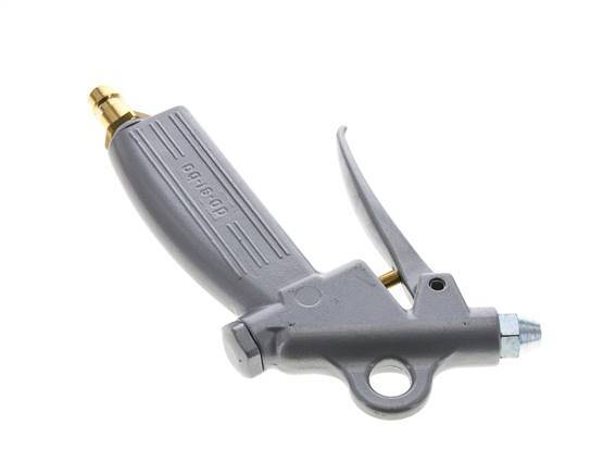Boquilla corta de pistola de aire de aluminio de flujo ajustable DN7.2 (Euro)