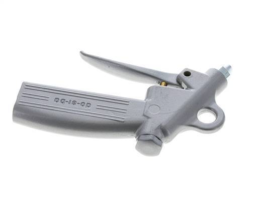 Pistola de aire de aluminio de flujo ajustable G1/4 pulgadas Boquilla corta