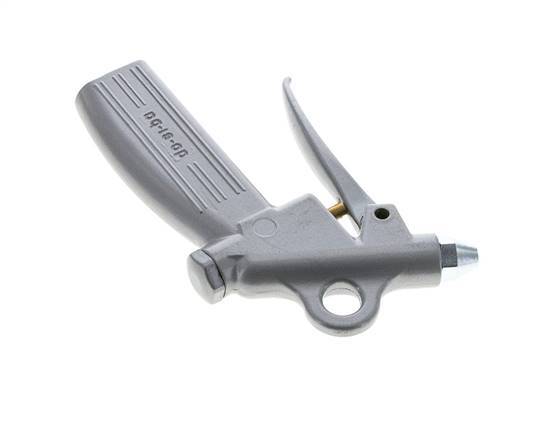Pistola de aire de aluminio de flujo ajustable G1/4 pulgadas Boquilla corta