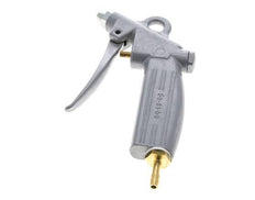 pistola de aire comprimido de aluminio de flujo ajustable de 6 mm con boquilla corta