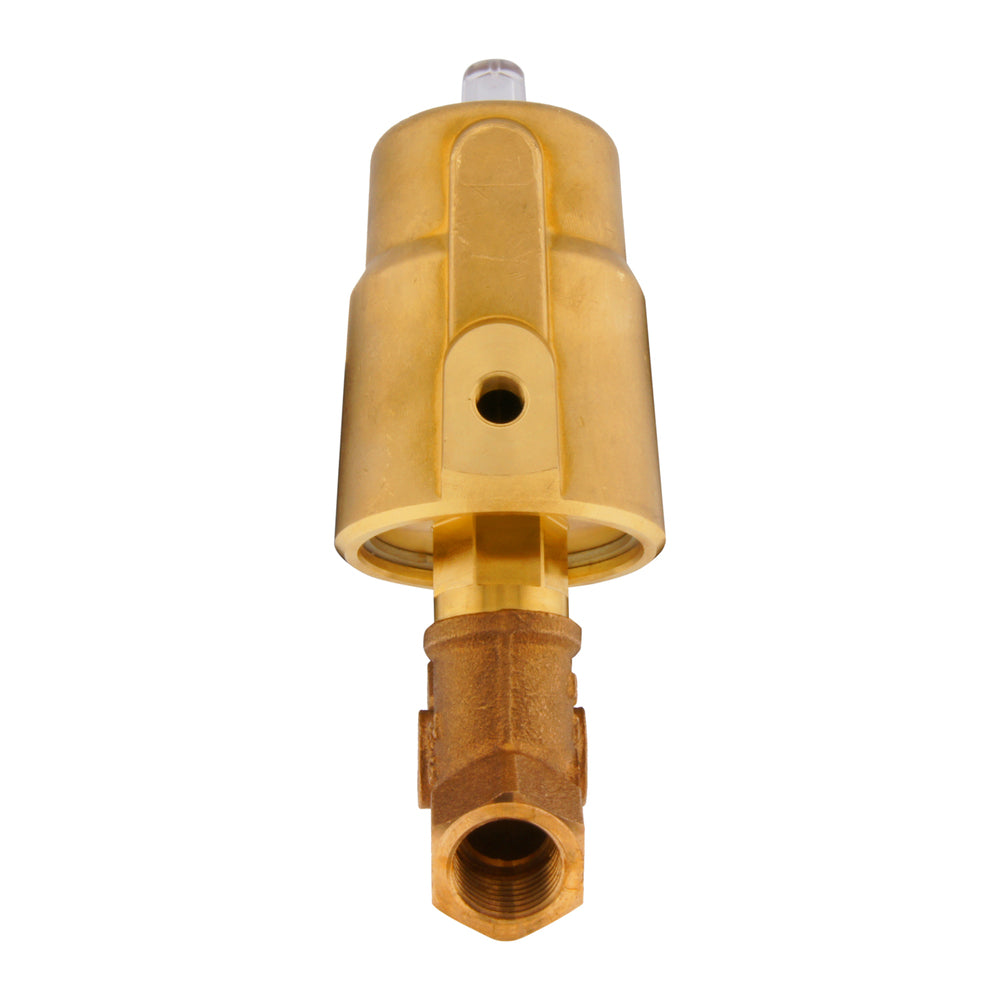 G3'' PTFE/NBR 10bar Válvula de asiento angular NC (Cierre Ag. Flujo) Latón AL2
