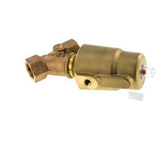 G3/4'' PTFE/NBR 16bar NC Válvula de asiento inclinado (Cierre Ag. Flujo) Latón AL2