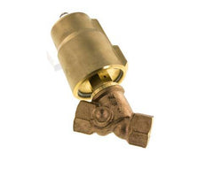 G3/4'' PTFE/NBR 16bar NC Válvula de asiento inclinado (Cierre Ag. Flujo) Latón AL2