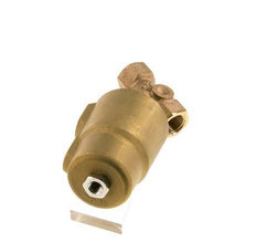 G1/2'' PTFE/NBR 16bar NO Válvula de asiento inclinado Latón AL2