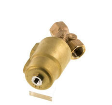 G3/4'' PTFE/NBR 16bar NO Válvula de asiento inclinado Latón AL2