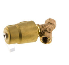 G3/4'' PTFE/NBR 16bar NO Válvula de asiento inclinado Latón AL2