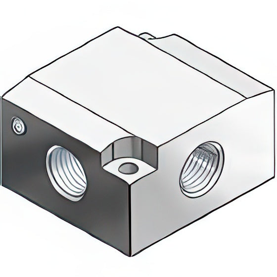 Placa Base SMC Rc1/4'' Para La Serie VP300/500/700 - VP300-202-2