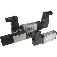 SMC Válvula Solenoide Neumática De 5/2 Vías En Línea G1/4'' - VFS2130R-4YOB-02F