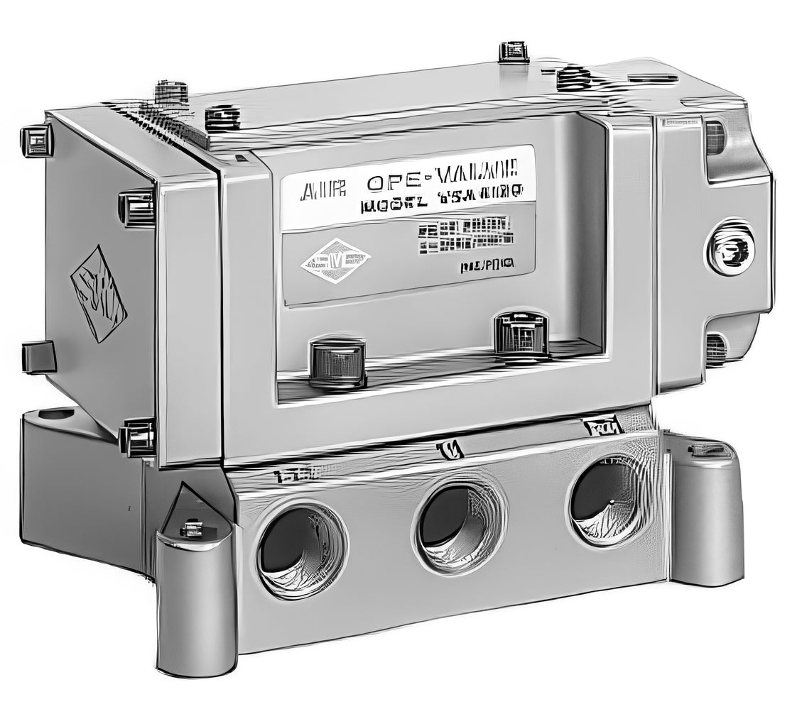 SMC Válvula De Aire Operada De 5/3 Vías Placa Base Rosca Rc - VSA4234-00-1