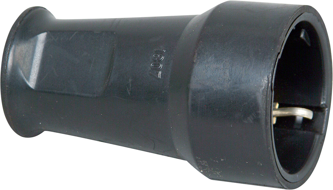 Kopp Enchufe de Contraste de Goma Negro IP20 3x1,5mm 16/250V - 180716003 [10 Piezas]
