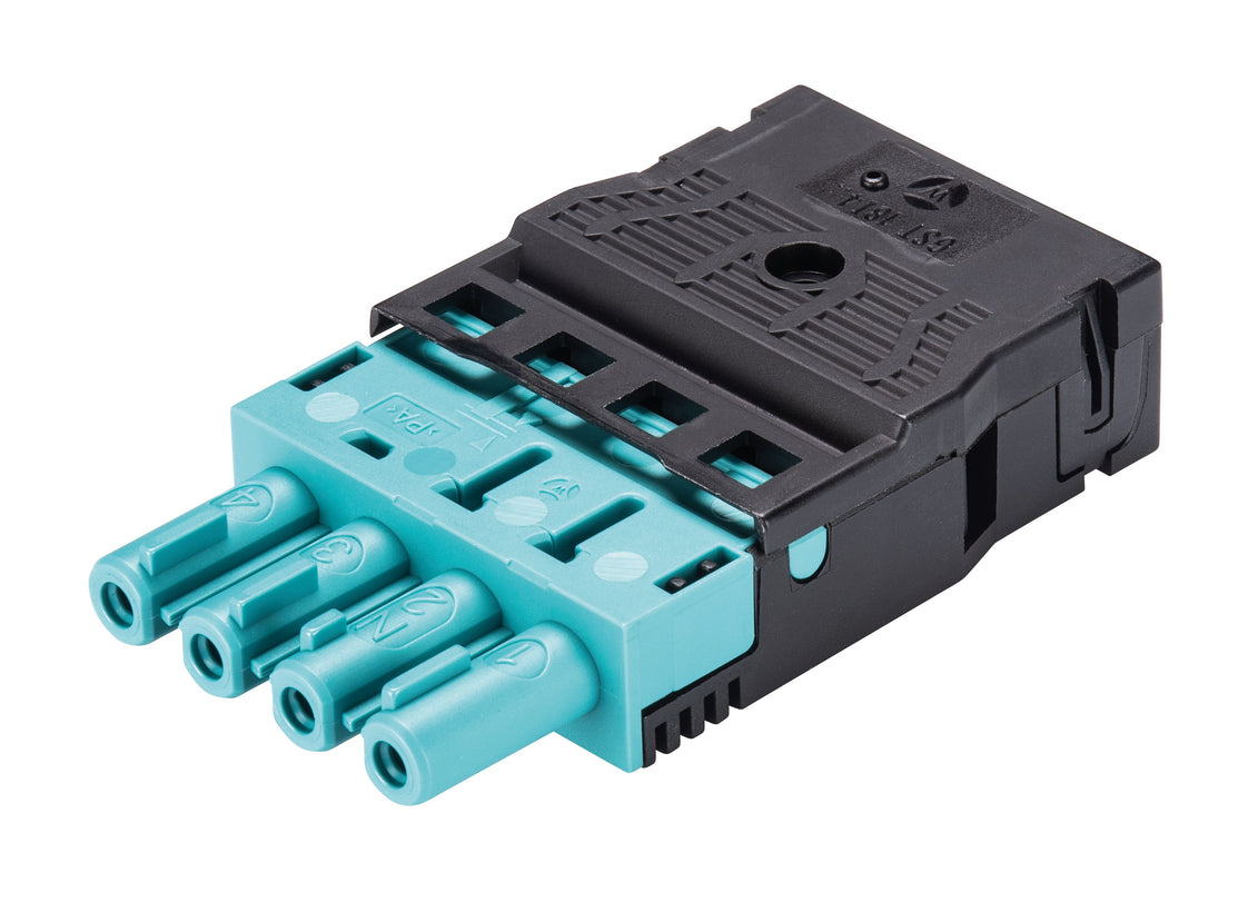 Wieland Gesis Classic Conector 4P Hembra Abrazadera de resorte - 92.943.0453.0 [50 Piezas]