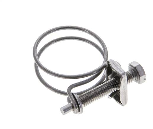 abrazadera de manguera de 31 - 35 mm Acero galvanizado