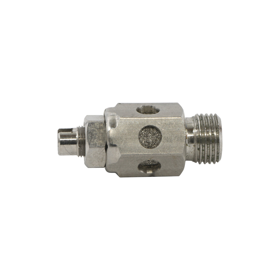 Válvula de mariposa de acero inoxidable R1/2" con silenciador