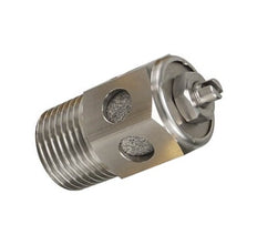 Válvula de mariposa de acero inoxidable G3/4" con silenciador