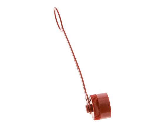 17.tapa de protección contra el polvo de plástico de 4 mm Para el enchufe de acoplamiento con cadena