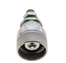 Acero DN 12.5 Acoplamiento hidráulico Tapón 8 mm L Anillo de compresión Mampara ISO 14541/8434-1 D M36 x 2