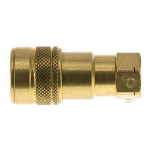 Acoplamiento hidráulico de latón DN 5 con rosca NPT hembra de 1/8 de pulgada ISO 7241-1 B D 10,9mm