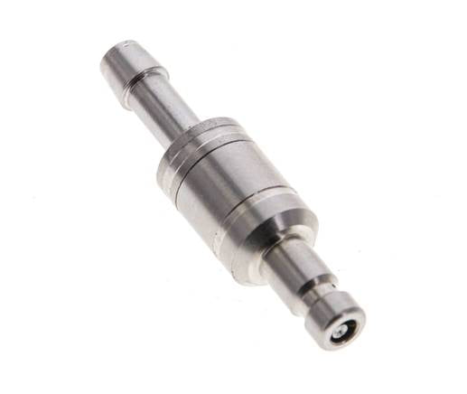 Acero inoxidable 316L DN 2,7 (Micro) Enchufe de anclaje de aire 4 mm Pilar de manguera Doble cierre