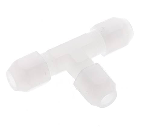 4x6 Mm PVDF T-Forma Tee Conector De Manguera 10Bar/145Psi