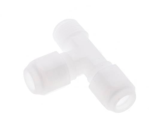 8x10mm & R3/8'' PP Right Angle Hose Fitting with Male Threads 10bar/145psi [2 Piezas]