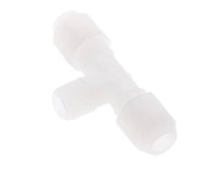 6x8 Mm&R1/4'' Pvdf T-Forma Tee Conexión De Manguera Con Rosca Macho 10Bar/145Psi