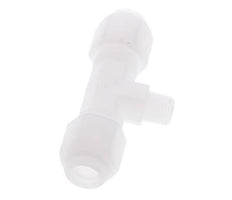6x8 Mm&R1/8'' PP Tee En Forma De T Con Rosca Macho 10Bar/145Psi [2 Piezas]