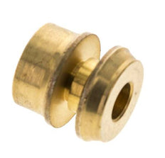Racor de compresión recto de latón de 6 mm DN 1489 bar DIN EN 1254-2
