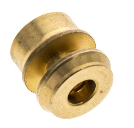 Racor de compresión recto de latón de 6 mm DN 1489 bar DIN EN 1254-2