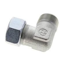 1 1/4'' NPT Macho x 30S Codo de acero galvanizado de 90 grados Anillo de corte 400 Bar DIN 2353