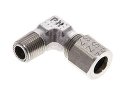 1/8'' NPT Macho x 8LL Acero inoxidable Codo de 90 grados Anillo de corte 100 Bar DIN 2353