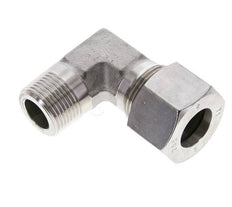3/4'' NPT Macho x 20S Acero inoxidable Codo de 90 grados Anillo de corte 400 Bar DIN 2353