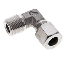 3/8'' NPT Macho x 10L Acero inoxidable Codo de 90 grados Anillo de corte 315 Barra DIN 2353