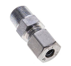 3/8'' NPT Macho x 8S Anillo de corte recto de acero galvanizado 630 Barra DIN 2353