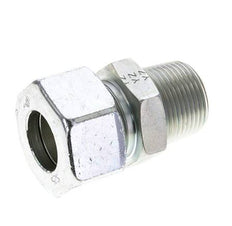 1'' NPT Macho x 25S Anillo de corte recto de acero galvanizado 400 Bar DIN 2353