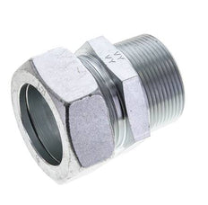 1 1/2'' NPT Macho x 42L Anillo de corte recto de acero galvanizado 160 Bar DIN 2353