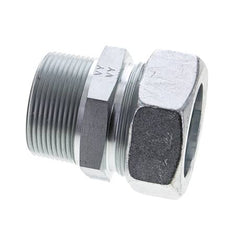 1 1/2'' NPT Macho x 42L Anillo de corte recto de acero galvanizado 160 Bar DIN 2353