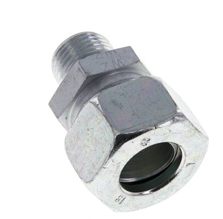 M18x1,5 Macho x 18L Anillo de corte recto de acero galvanizado 315 Barra DIN 2353