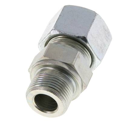 M22x1,5 Macho x 16S Anillo de corte recto de acero galvanizado 400 Bar DIN 2353