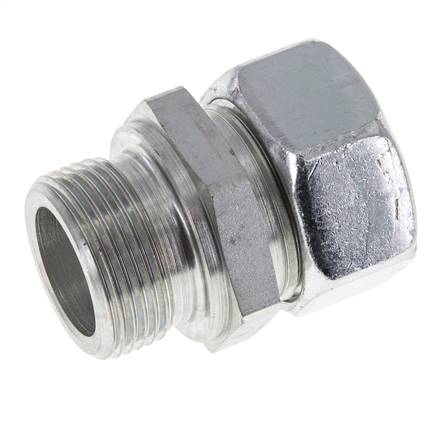 M33x2 Macho x 28L Anillo de corte recto de acero galvanizado 160 Bar DIN 2353